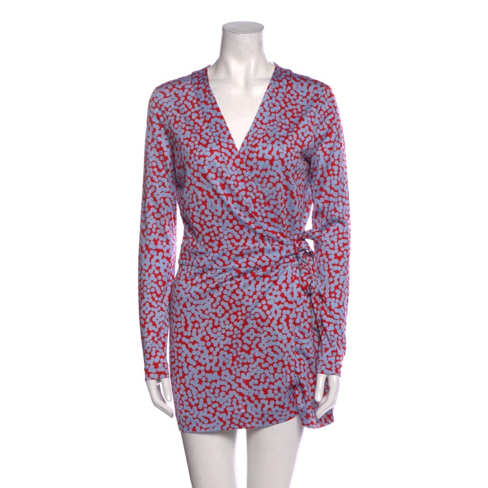 DVF blue and red romper size M